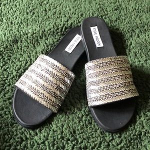 Steve Madden Shoes - Steve Madden Rhinestone slides Steve Madden Shoes - Steve Madden Rhinestone slides